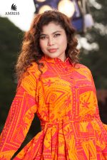 Full Shirt Dress with Belt - Image 2