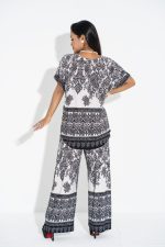 Boat Neck Loose fit Tops With Pant - Image 5