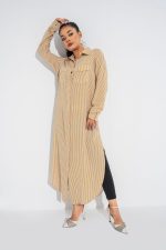 Striped Long Shirt - Image 4