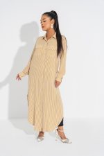 Striped Long Shirt - Image 2