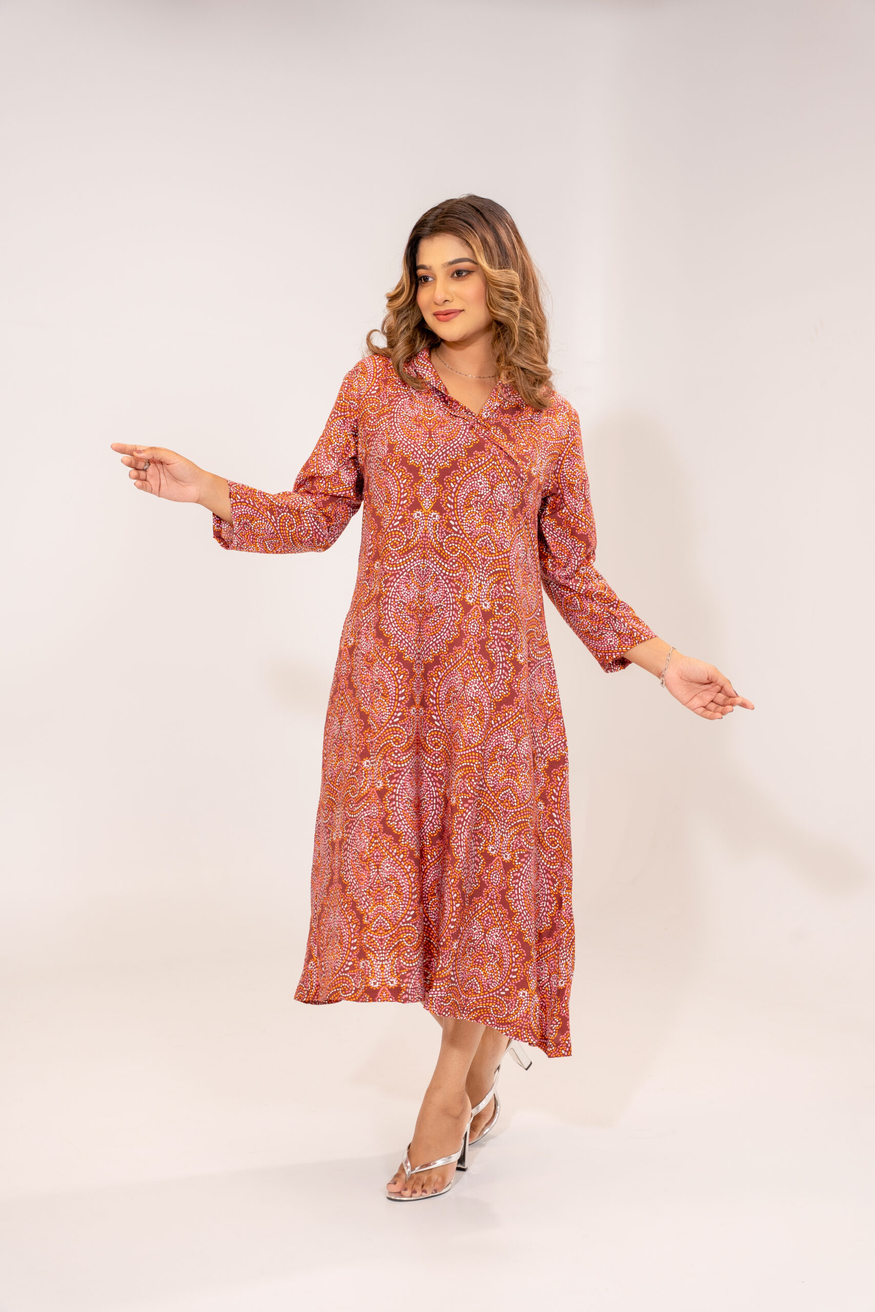 ARI06139-scaled-1.jpg Long Printed Dress - Image 1