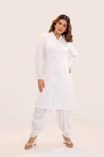 Amriss Ladies Kurta - White - Image 2