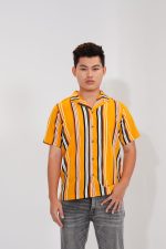 Men’s Casual Striped Short Sleeve Shirt - Image 6