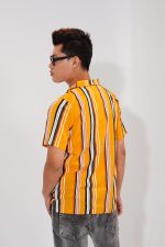 Men’s Casual Striped Short Sleeve Shirt - Image 5